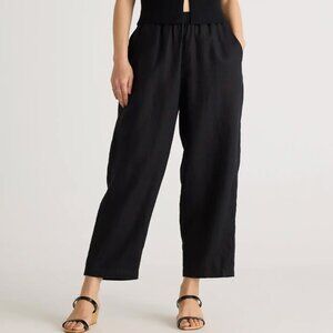 Quince 100% European Linen Black Pants